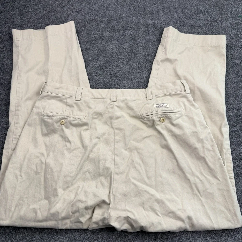 POLO‎ Ralph Lauren The Polo Chino Pant Men 38/30 Biege Classic Fit Preppy